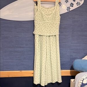 Sienna Sky Light Green Floral Jumpsuit